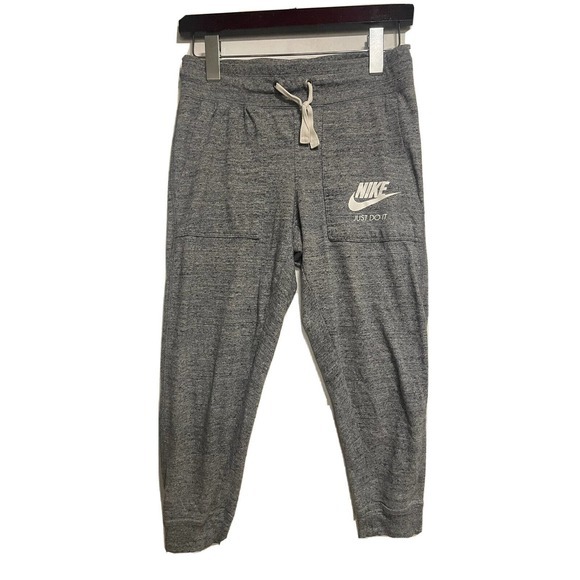 Vintage Y2K 90s Nike Women’s Heather Gray Joggers‎ Size XS - Picture 1 of 8